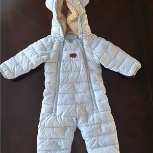 Toasties quilted zip onsie snowsuit bunting.  6-12 months